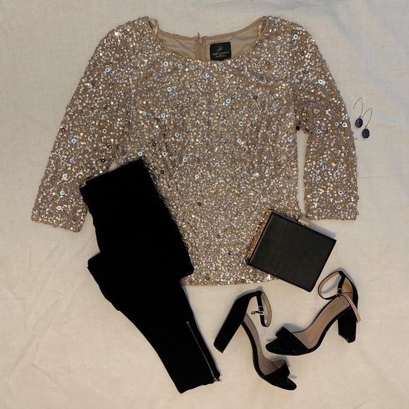 Adrianna Papell Tops - Sequin Top